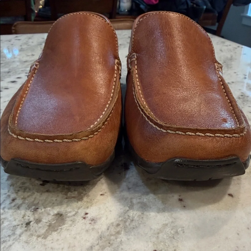 Arnold Palmer Comfort Classics Brown Leather Loafers